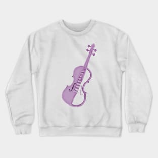 Lavender Violin Crewneck Sweatshirt